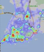 青岛人口密度_人口密度热力地图显示