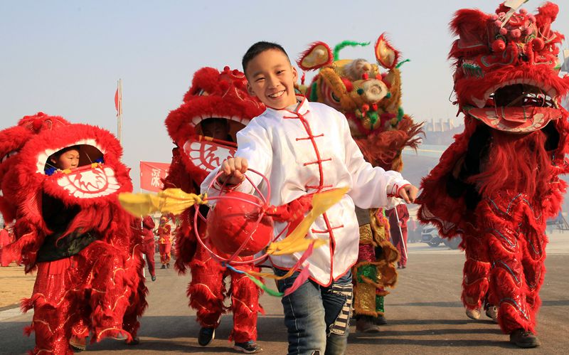 淮北民俗闹新春 百姓欢喜过大年