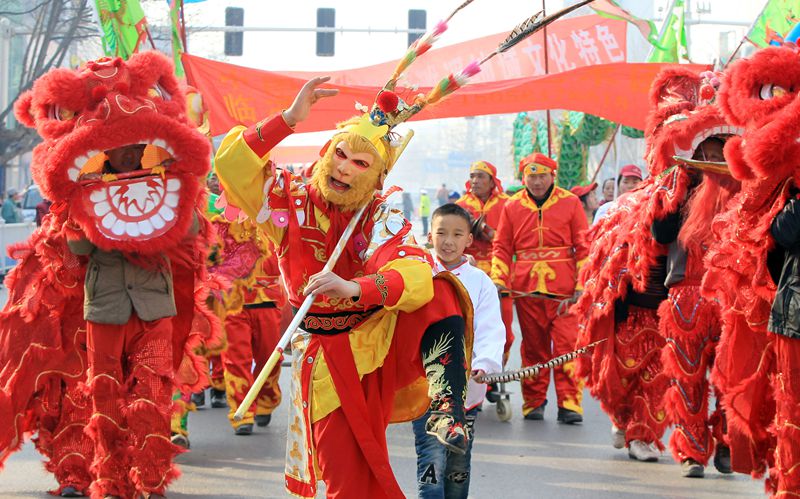 淮北民俗闹新春 百姓欢喜过大年