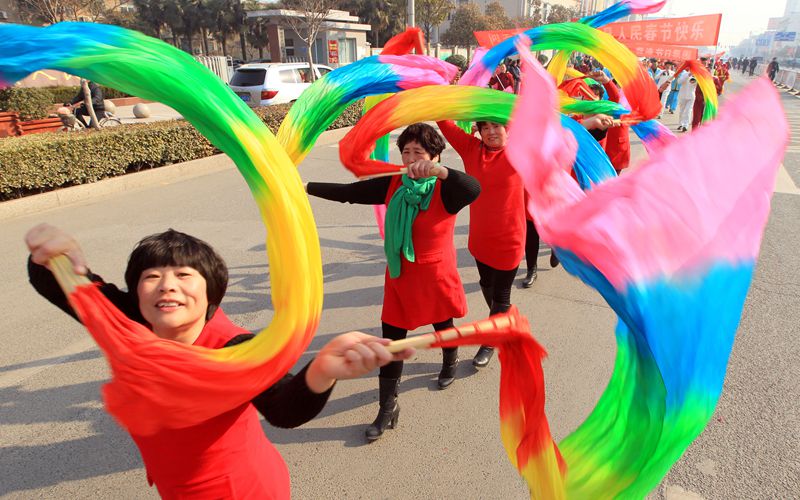 淮北民俗闹新春 百姓欢喜过大年