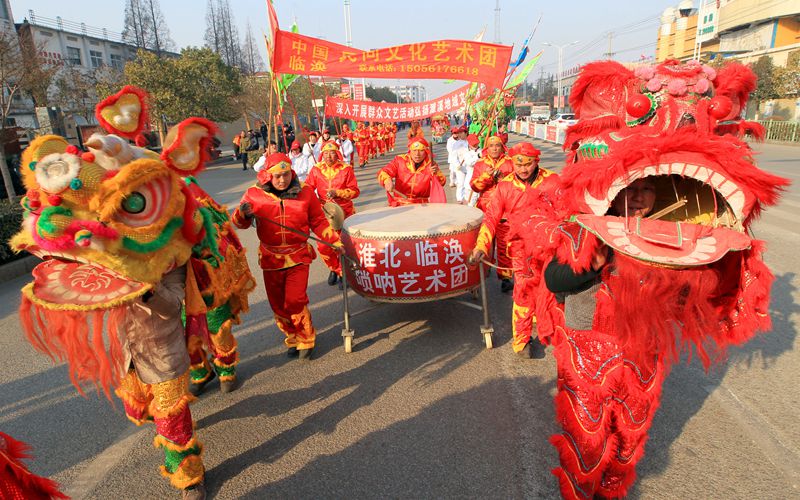 淮北民俗闹新春 百姓欢喜过大年