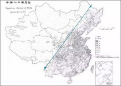 人口地理界限_一条线把中国分成了两